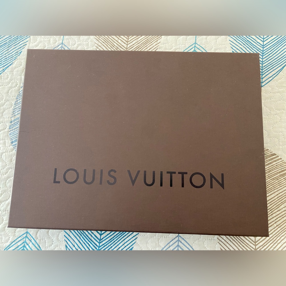 Louis Vuitton Box and Dust Bag from a pochette jour gm.